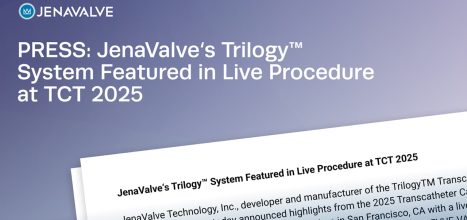 JenaValve‘s Trilogy™ System Featured in Live Procedure at TCT 2025